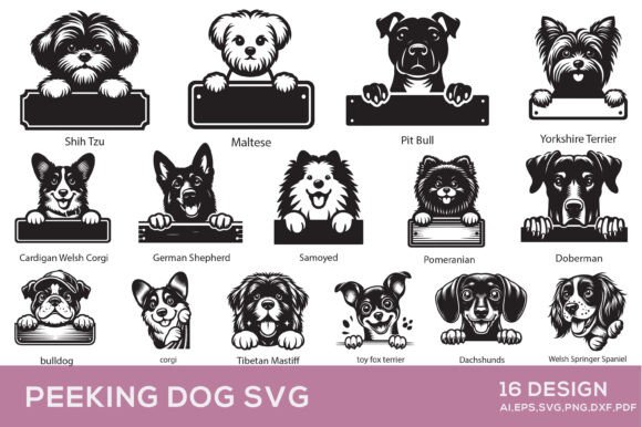 16 PEEKING DOG SVG: Hands-On Review for Embroidery