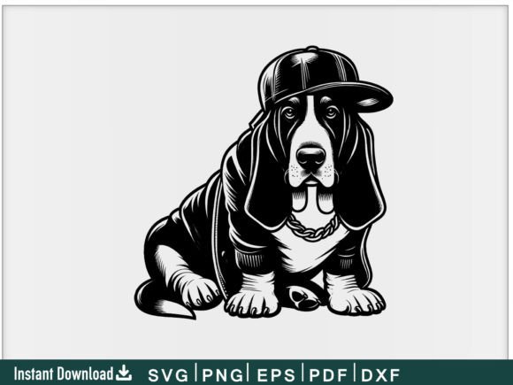 Basset Hound SVG: A Designer's Take on Real Embroidery Use