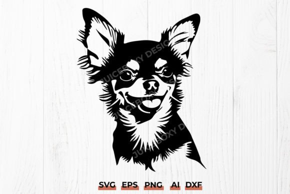 Chihuahua Dog SVG DXF Cut Cricut File
