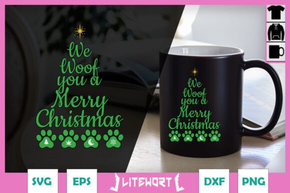 Christmas We Woof You a Merry Dog SVG