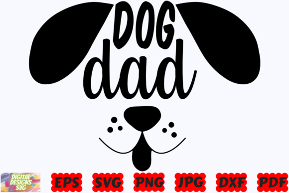 Dog Dad SVG Dog SVG Pet SVG Animal