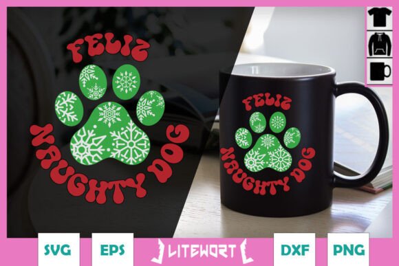 Feliz Naughty Christmas Dog SVG Review