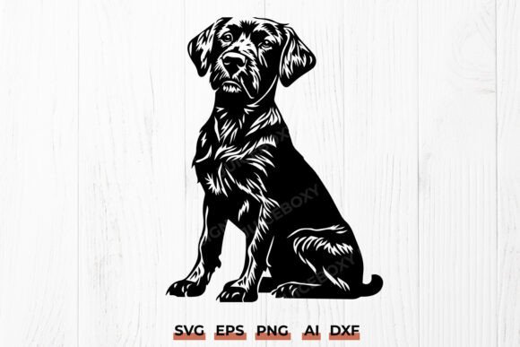 German Wirehaired Pointer Dog SVG DXF: A Designer's Review