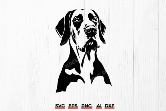 Great Dane Dog SVG Design, Majestic Dog