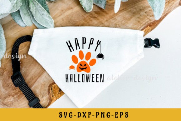 Happy Halloween Dog Svg