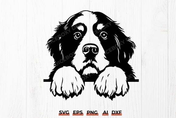 Saint Bernard Peeking Dog: Embroidery Project Review